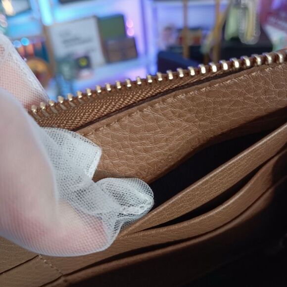 Gucci Python Exotic Leather Vintage Bamboo Tassel Zip Around Large Size Wallet W - Picture 11 of 14